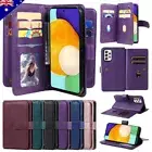 Leather Flip Case Wallet Purse Cover For Samsung A55 A35 A25 A15 A54 A14 A13 A52