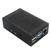 For Raspberry Pi 4 Case Aluminum Alloy Black Raspberry Pi 4 Heatsink Case