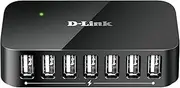D-Link Dub-H7 7-Port USB 2.0 Hub w/1 USB B-Type Recepticle for Upstream Connection