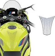 STOMPGRIP | Motorcycle Center Tank Pad Protector | Universal Fit | Chevron | Icon Clear