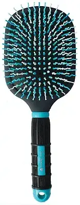 Mod Paddle Brush For Horses curvy bristles remove tangles Colors may vary