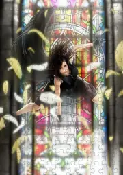 Final Fantasy 7 Advent Children Tifa 2 A4 Puzzle - 120 Pieces