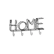 1PC Creative Storage Hook Household Bedroom Living Room Wall Hook Decoration Iron Letter Storage Rack Coat Storage Racks Pendant
