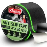 XFasten Anti Slip Tape with Green Glow in the Dark Strip 4” x 30ft Outdoor St...