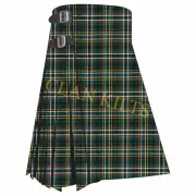Scottish Handmade Traditional Scott Green Modern 8-yard Tartan Kilt For Men