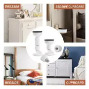 Adjustable Threaded Headboard Stoppers for Bed Stability and Antishake Support