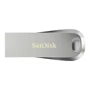 SanDisk 128GB Ultra Luxe USB3.1 Flash Drive Memory Stick USB Type-A 150MB/s capless sliver 5 Years Limited Warranty SDCZ74-128G-G46