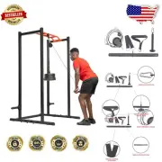 Compact Power Rack LAT Pull Down Accessory - Ambidextrous Design & Versatile Use
