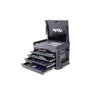 SP Tools 281Pcs Tech Series Toolkit - Metric/SAE 7 Drawer Diamond Black Foamed