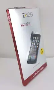 Zagg Apple Iphone 6 7 8 Invisible Shield Screen Protector Glass case friendly