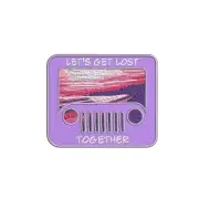 Let's Get Lost Together Embroidered Patch Iron-on / Sew-on DIY Nature Applique