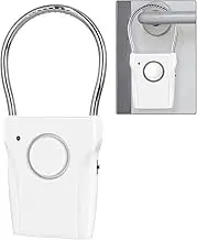 bingsunsunnnDoor Handle Alarm 110dB Door Security Alarm with 3 Adjustable Settings Portable Alarm Equipment Battery Operated for Home Travel Hotel Apartment Security