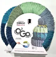 2 Yarnspirations Caron Colorama Tangle Free O'Go Quick Start Baja 68013 Yarn