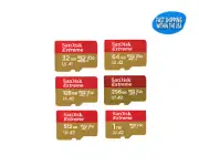 Sandisk Extreme Micro SD Memory Card GoPro Max HERO10 Black Bones HERO11 Black