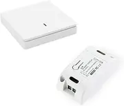 xioaue Wireless Smart Light Switch RF 433MHz Lighting Control Intelligent Switch AC 90-250V 10A Module(1 W and 1 C)