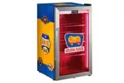 Golden Fleece Schmick Vintage Fuel Pump Triple Glazed Alfresco 98 Litre Bar Fridge With LED Strip Lights