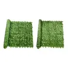 Artificial Leaf Privacy Fence Faux Vine Leaf Hedges Fence for Outdoor Garden