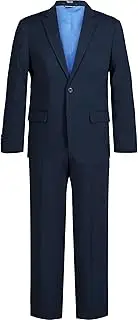 [Tommy Hilfiger] Boys' 2-Piece Formal Suit Set, Bright Blue, 12