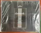 Twin Damask Stripe 3 Piece Sheet Set 500 Tc 18" Deep 100% Egyptian Cotton Black
