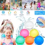 Reusable Water Balloons Quick Fill Splash Bomb Balls Kids Outdoor Pool Toys AU