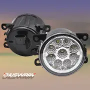 Pair LED For Nissan Leaf 2010 - 2017 Front Fog Light Lamp With Bulb Left+Right (for: Nissan)