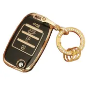 TAPAYICA for Kia Key Fob Cover Case TPU Key Fob Shell Fit for Kia Rio Optima
