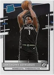 2020-21 Panini Donruss Optic Rated Rookie Anthony Edwards RC Rookie #151