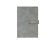 Writing Notebook Organizer, Travel Journal, Vintage Business Notepad Planner Diary, A5 240 Pages,Grey,A5,Brown