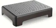 [PTEROMYS] Mobility Step Stool, Heavy Non-Slip Step Platform Indoor and Outdoor, Portable Standing Supports for Cars, Bed, Door, Stair or Bathroom, Black-Gray (Black)