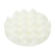 Buffing Sponge Pads 5" Polishing Wheel Waffle Finishing Grip Pad, White