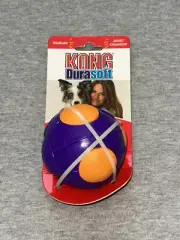 NEW KONG Durasoft Squeaky Dog Fetch Toy Ball
