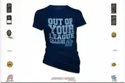 (12) State or Origin - OUT OF YOUR LEAGUE NSW LADIES T-SHIRT