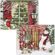 "Home for the Holidays" Assorted Boxed Christmas Cards by Susan Winget, 18 Cards