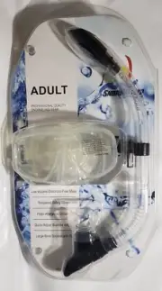Snorkel Pro by ScubaPro Adult Trinidad Clear Combo. Mask Snorkeling set