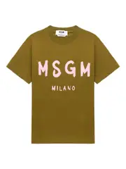 [Msgm] Msgm-T-Shirt Con Stampa Logo-Donna XS