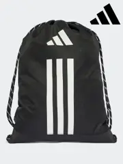 adidas Black 3 Stripe Gymsack (E37711) | $30