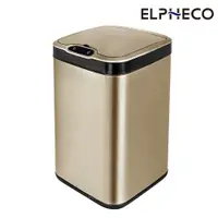 在飛比找PChome24h購物優惠-ELPHECO 不鏽鋼除臭感應垃圾桶 ELPH6311U 金
