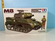 1:35 US M8 Motor Howitzer Carriage Tamiya Models #35110 Parts Sealed