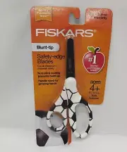 FISKARS Blunt-tip, Safety-edge Blades, 5" Kids Scissors Soccer Ball