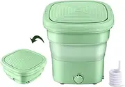 Mini Washing Machine, Folding Washing Machine with Spin Dryer, Portable Compact Personal Clothes, Semi-Automatic, for Small Household Appliances for Swimsuit, T-Shirts, Underwear