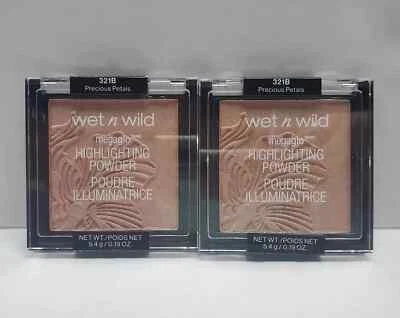 2 Pack Wet N Wild Megaglo Highlighting Powder 321B Precious Petals