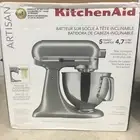 KitchenAid ARTISAN 5QT Tilt-Head Stand Mixer KSM150PSCU Contour Silver BRAND NEW
