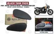 For Royal Enfield Bear"/ Interceptor 650 Black Tank Pads"