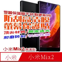 在飛比找PChome24h購物優惠-小米Mix2(無滿版) 防刮高清膜螢幕保護貼