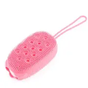2Pcs Body Shower Rub Massage Sponge Quick Foaming Bath Brush Bathroom Soft Silicone Rubbing Massage Bubble Bathing Sponge