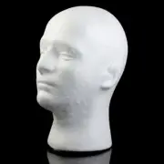 Head Wig Foam Mannequin 11 Inch Display Hat Glases Styrofoam Male Model Stand