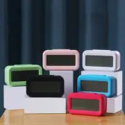 Digital Backlight Calendar Desktop Snooze Mute Electronic Alarm Clock Watch LR