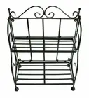 Home Decor Foldable Iron Spice Shelf Containers Multi Purpose Kitchen Rack