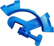Generic Aquarium Clamp | Blue Pipe Holder Hose Clamp Clip - Aquarium Tool Tank Hose Holder for 12mm Glass & 12/16mm Pipeline