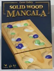 Solid Wood Mancala Cardinal Classics Board Game New!